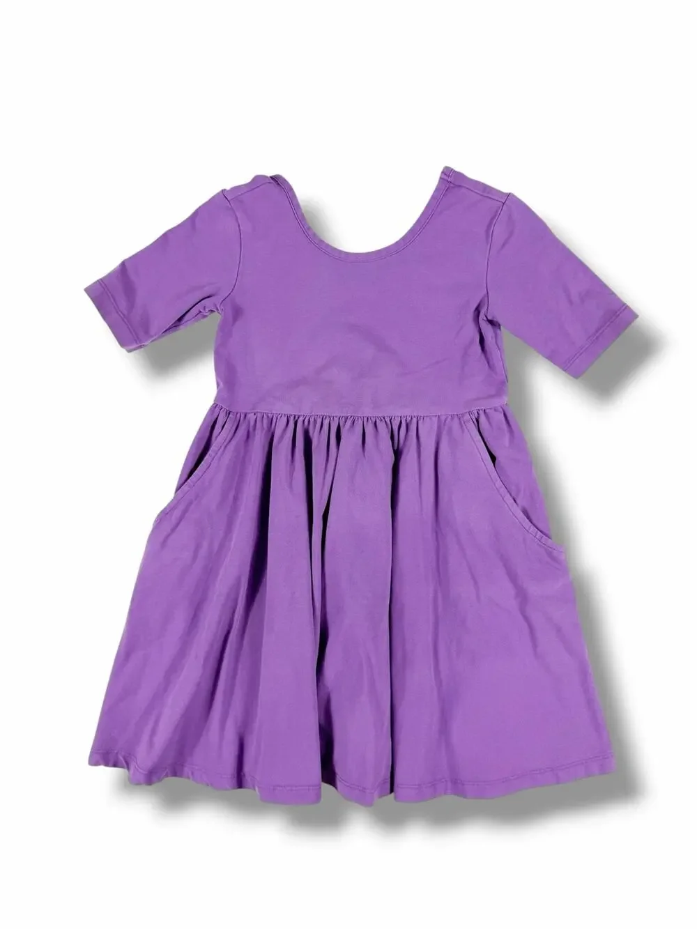 Hanna Andersson Purple Pocket Twirl Dress Size 4 / 100 cm